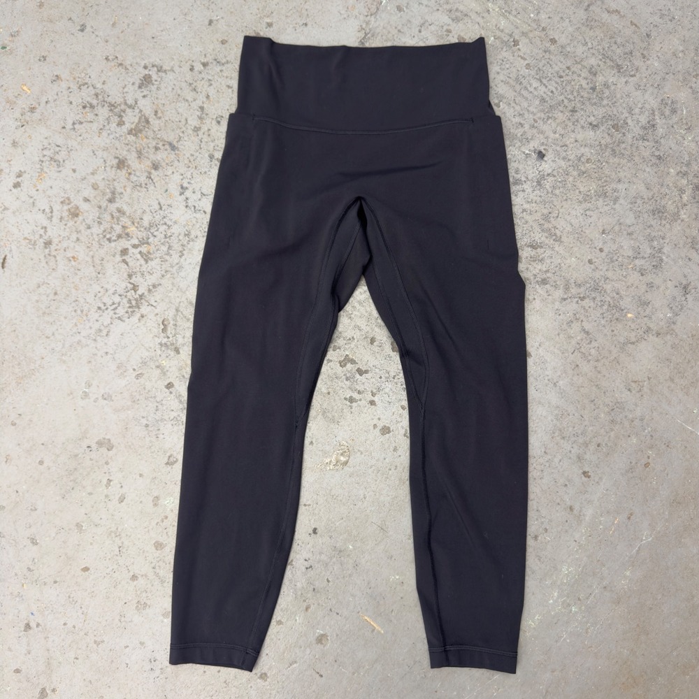 Lululemon Align High-Rise Pant with Pockets 25 Black Leggings Size 10 WORN ONCE